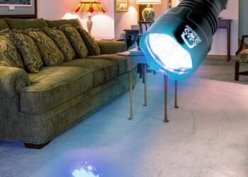 Blacklight Flashlights Expose Hidden Stains For Eco Friendly Deep Cleaning