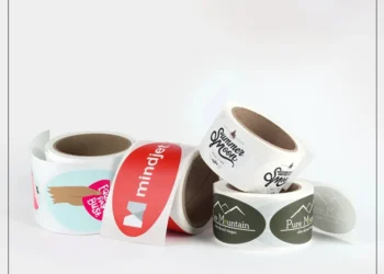 Custom Oval Roll Labels 2 1