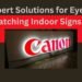Expert Solutions for Eye Catching Indoor Signs
