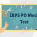 IBPS PO Mock Test 1