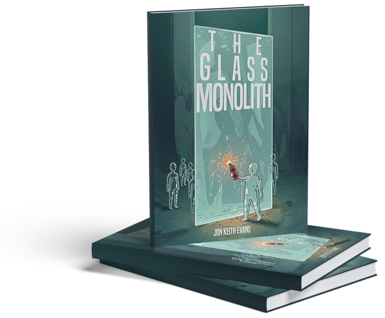 Jon K Evans Book Cover The Glass Monolith 1