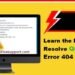 Resolve QuickBooks Error Code 404 Page Not Found Like a Pro Featuring Image 1