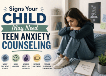Signs Your Child May Need Teen Anxiety Counseling 1