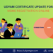 Udyam certificate correction and update services for MSME registration online