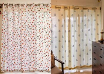 block print curtains