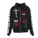 saint a love knit zip up hoodie