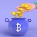 131905195 m003t0480 d bitcoin illustration in pot 19jun22 1