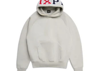 6PM COLLEGE LETTER HOODIE SMOKE GREY