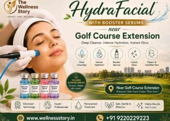 HydraFacial with Booster Serums near Golf Course Extension