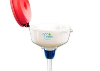 eco funnel 8 eco funnel with 38 430mm cap adapter for 38mm bottles 45531