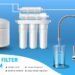 water filter devices realistic poster with purification system vector illustration 1284 76630