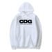 CDG Comme Des Garcons Hoodie White