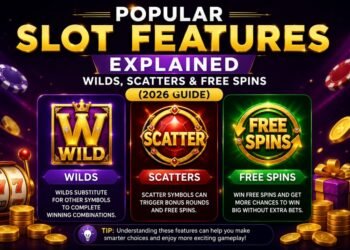 Popular Slot Features Explained: Wilds, Scatters & Free Spins (2026 Guide) ChatGPT Image Jul 11 2026 03 12 32 PM