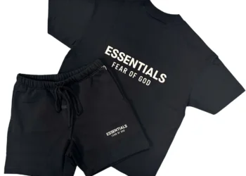 Essentials Shorts: The Perfect Blend of Comfort, Style, and Everyday Versatility FEAR OF GOD ESSENTIALS jet black shorts set