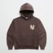 Madhappy Yankees Lockup Fleece Hoodie Flat DK Coffee 01 6e61fbec ced0 4ac2 908b f0748a36887c