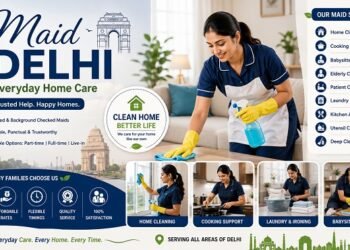 What Is the Best Way to Hire a Part Time Maid Delhi for Your Household? Maid in Delhi