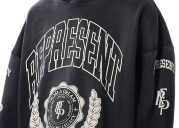 Represent Clothing Review Is It Worth the Price Represent Legacy Crest Cotton Hoodie Stained Black