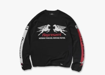 Represent Clothing Outfit Ideas for Every Occasion Represent Mesh Pegasus Long Sleeve Black