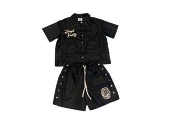 Saint Vanity Zip Up set in Black