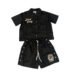 Saint Vanity Zip Up set in Black