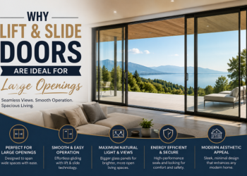 Why Lift & Slide Doors Are Ideal for Large Openings double glazed windows