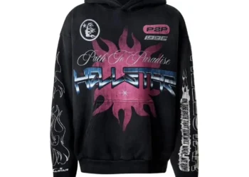 hellstar designer black Racer Hoodie