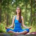 Can Meditation and Peace of Mind Really Calm Stress Fast? woman lotus pose park 1 1