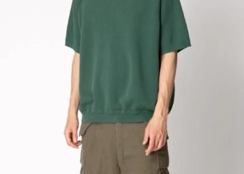 A.PRESSE SS Vintage Sweatshirt Green
