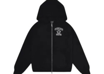 Black Carsicko EST Zip up Hoodie
