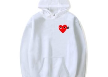 Comme Des Garcons Double Hearts Hoodie 1