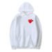 Comme Des Garcons Double Hearts Hoodie 1