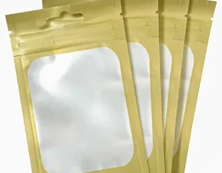 Custom Gold Mylar Bags