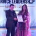 Dr. Inderjeet Singh Gautam awarded by Huma Qureshi
