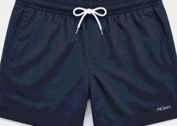 Noah Athletic Swim Shorts Blue front