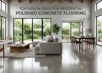 Top Design Ideas for Residential Polished Concrete Flooring