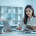 How UK Students Can Choose Reliable Academic Writing Support lucid origin A realistic high quality 16 9 scene of a modern study work desk in a bright acad 0