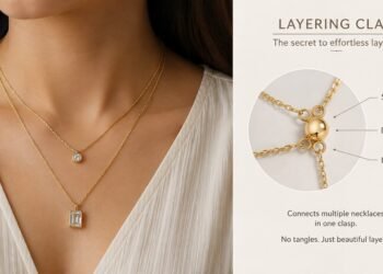 necklace layering clasp