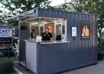 10 foot kiosk unit