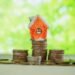 mini house stack coins with green blur 150kb
